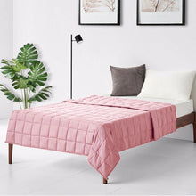 Load image into Gallery viewer, 60"x80" 15lbs Premium Cooling Heavy Weighted Blanket -Pink