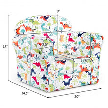 Load image into Gallery viewer, Toddler Children Armrest Cute Lovely Single Sofa