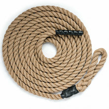 Load image into Gallery viewer, 1.5 inch Gym Fitness Training Grips Strength Climbing Rope-10'