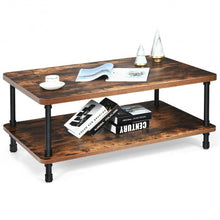Load image into Gallery viewer, Industrial Rustic Accent Coffee Table