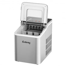 Load image into Gallery viewer, Portable Countertop Ice Maker Machine with Scoop-Silver
