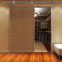 Load image into Gallery viewer, Modern Stainless Steel Wood Sliding Door Hardware Set