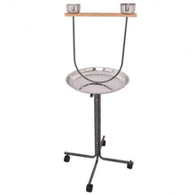 Load image into Gallery viewer, 51" Bird Parrot Play Stand Perch with Pan Feeding Cups