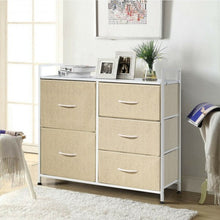 Load image into Gallery viewer, 5 Dorm Room Unit Side Drawers Storage-Beige