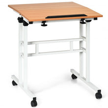 Load image into Gallery viewer, 2 in 1 Height Adjustable Sit Standing Computer Desk
