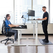 Load image into Gallery viewer, 55" One-Piece Universal Tabletop for Standard and Sit to Stand Desk Frame-Black