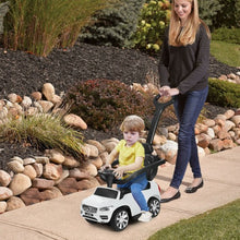 Load image into Gallery viewer, 3 in 1 Kids Ride On Push Car Stroller-White