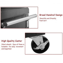 Load image into Gallery viewer, Rolling Mechanics Tool Cart Slide Top Utility Storage Cabinet Organizer 2 Drawer