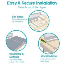 Load image into Gallery viewer, 69" Breathable Baby Toddlers Bed Rail Guard Safety Swing Down-Pink