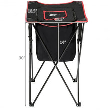 Load image into Gallery viewer, Portable Tub Cooler with Folding Stand and Carry Bag-Black