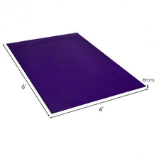Load image into Gallery viewer, Large Yoga Mat 6' x 4' x 8 mm Thick Workout Mats-Purple