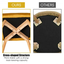 Load image into Gallery viewer, Set of 2 Modern Accent Armchairs-Yellow