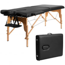 Load image into Gallery viewer, Portable Adjustable Facial Spa Bed with Carry Case-Black