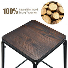 Load image into Gallery viewer, 30" Set of 4 Backless Industrial Bar Stools