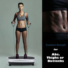 Load image into Gallery viewer, Mini Vibration Body Fitness Platform with Loop Bands-Silver