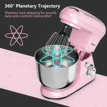 Load image into Gallery viewer, 5.3 Qt Stand Kitchen Food Mixer 6 Speed with Dough Hook Beater-Pink