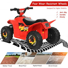 Load image into Gallery viewer, 6V Kids Electric ATV 4 Wheels Ride-On Toy -Red