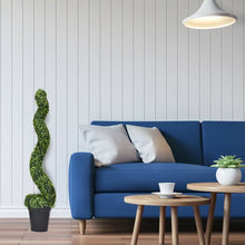 Load image into Gallery viewer, 2 pcs 4 ft Artificial Boxwood Decoration Spiral Tree