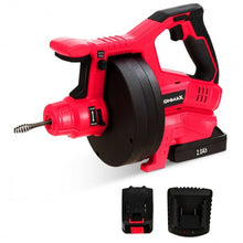Load image into Gallery viewer, 18V Cordless Plumbing Cleaner Drain Snake Auger Drill