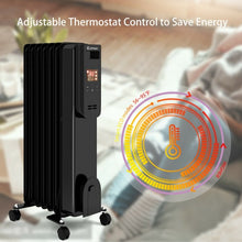 Load image into Gallery viewer, 1500W LCD Electric Radiator Heater w/ Remote Control
