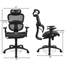 Load image into Gallery viewer, Mesh Office Chair Recliner Adjustable Headrest