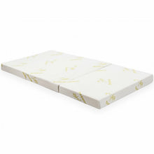Load image into Gallery viewer, 4� Folding Foam Mattress Tri-fold Sofa Bed Mat-Twin Size
