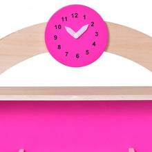 Load image into Gallery viewer, Pink Kids Wooden Toy Shop Market Shopping Pretend Play Set