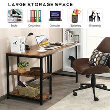 Load image into Gallery viewer, 47"/55" Computer Desk Office Study Table Workstation Home w/Adjustable Shelf-M