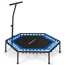 Load image into Gallery viewer, 51" Mini Fitness Trampoline with Adjustable Bar