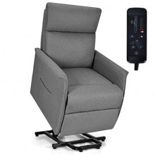 Load image into Gallery viewer, Electric Fabric Padded Power Lift Massage Chair Recliner Sofa-Gray