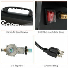 Load image into Gallery viewer, 150000BTU Portable Air Propane Heater with Adjustable Height