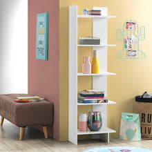 Load image into Gallery viewer, 5-tier Freestanding Decorative Storage Display Bookshelf
