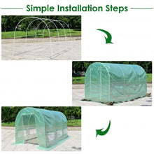 Load image into Gallery viewer, 6 Windows Steel Frame Backyard Walk-in Greenhouse