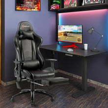 Load image into Gallery viewer, Ergonomic High Back PU Leather Massage Gaming Chair-Black