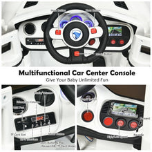 Load image into Gallery viewer, Kids Electric Ride On Car Battery Powered -White