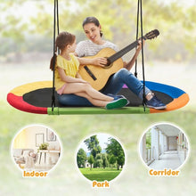 Load image into Gallery viewer, 60" Saucer Surf Outdoor Adjustable Swing Set-Colorful