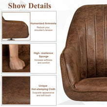 Load image into Gallery viewer, Mid Century Hot-Stamping Cloth Swivel Accent Chair