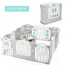 Load image into Gallery viewer, 14-Panel Foldable Baby Activity Centre Playpen