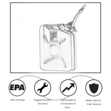 Load image into Gallery viewer, 5 Gallon Steel Gas 20 L Jerry Fuel Can-Red