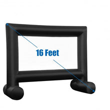 Load image into Gallery viewer, Inflatable Outdoor Movie Projector Screen with Blower-16'