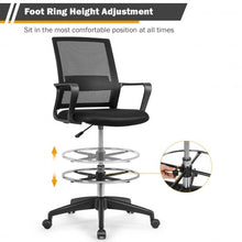Load image into Gallery viewer, Drafting Chair Tall Office Chair with Adjustable Height