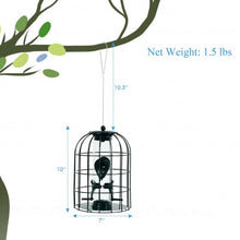 Load image into Gallery viewer, Squirrel-proof Caged Tube Wild Bird Feeder Outdoor Metal Seed Guard Deterrent