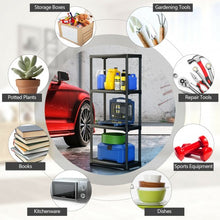 Load image into Gallery viewer, 24'' x 12'' x 52.5'' 4-tier Storage Shelf Rack for Garage Kitchen