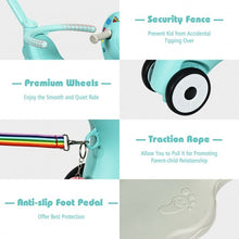 Load image into Gallery viewer, 4 in 1 Baby Rocking Horse with Music-Green