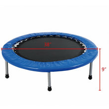 Load image into Gallery viewer, 38" Exercise Trampoline with Padding and Springs