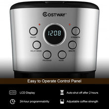 Load image into Gallery viewer, 12-cup LCD Display Programmable Coffee Maker Brew Machine