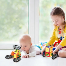 Load image into Gallery viewer, 51 Pcs Magnetic Tiles Building Blocks Set