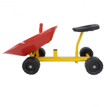Load image into Gallery viewer, 8" Heavy Duty Kids Ride-on Sand Dumper w/ 4 Wheels-Red