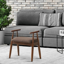 Load image into Gallery viewer, Solid Rubberwood Frame Upholstered Shoe Bench