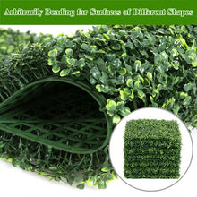 Load image into Gallery viewer, 12 Pcs 20" x 20" Artificial Plant Wall Panel Hedge Privacy Fence